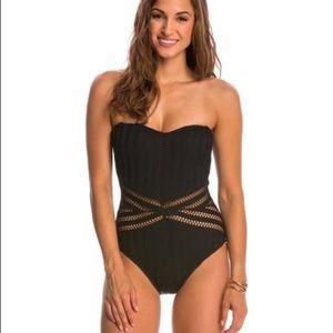 Kenneth Cole Crochet Swimsuit (S)